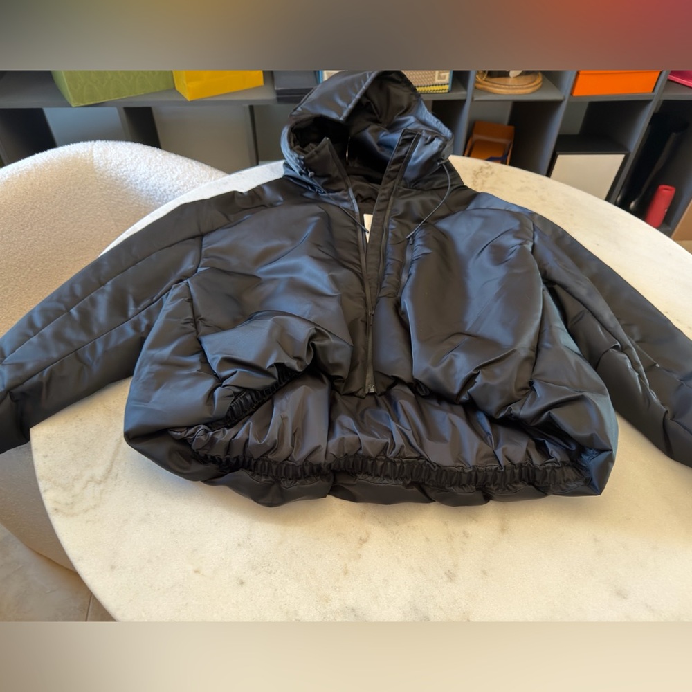 ZARA WATER REPELLENT WINDPROOF HOODED PUFFER JACKET - Picture 6 of 16